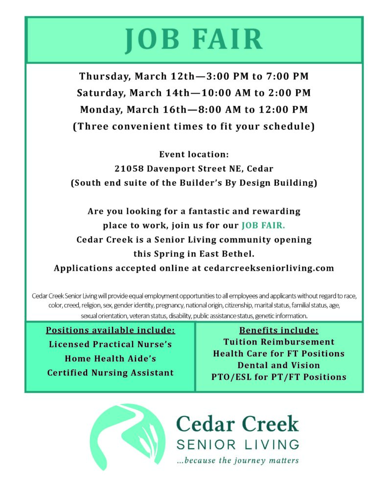 Events for January 2024 East Bethel Chamber of Commerce